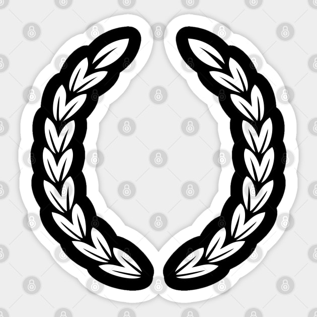 Laurel wreath Sticker by ShirtyLife